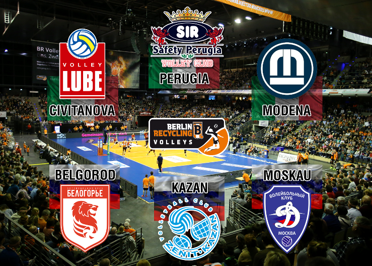 Volleyball Champions-League Playoffs im Überblick