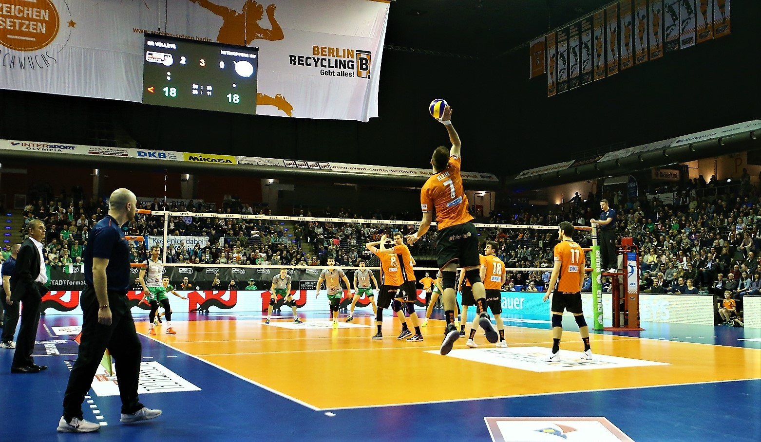 Nach dem Champions League Aus – eine Bisonherde im Volleyballtempel
