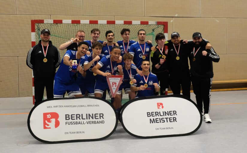 Die Champions im Berliner Hallenfußball heißen SC Staaken und SV Empor (U17 und U19)