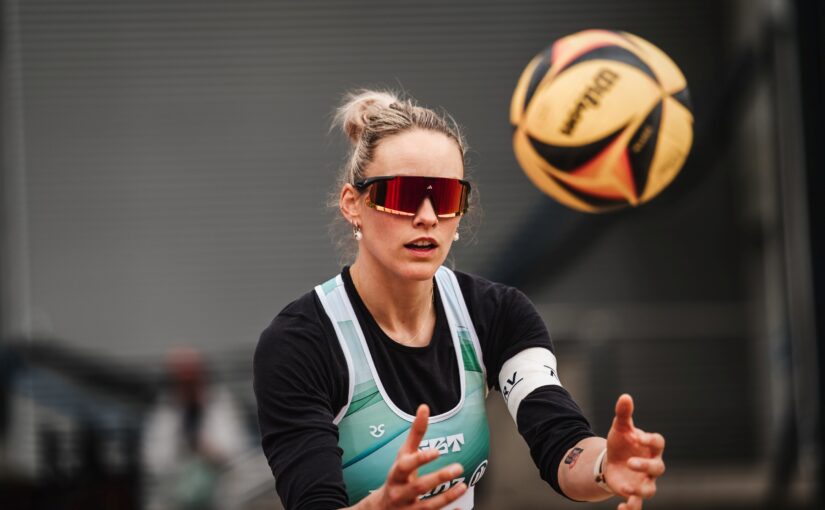 Neue Partnerin und neues BR Volleys Team bei den German Beach Club Finals